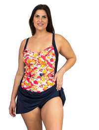 Twist Front Skater One Piece Plus