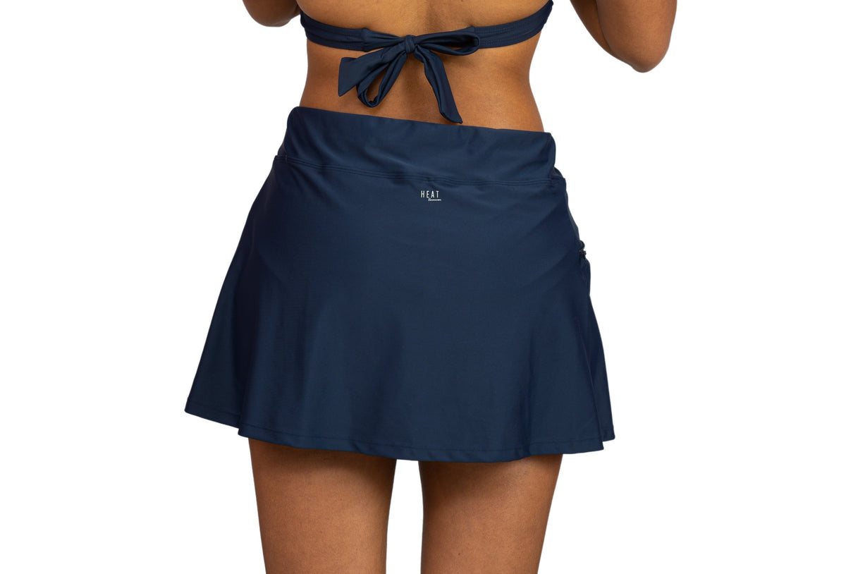 Side Zipper Skirt with Pockets