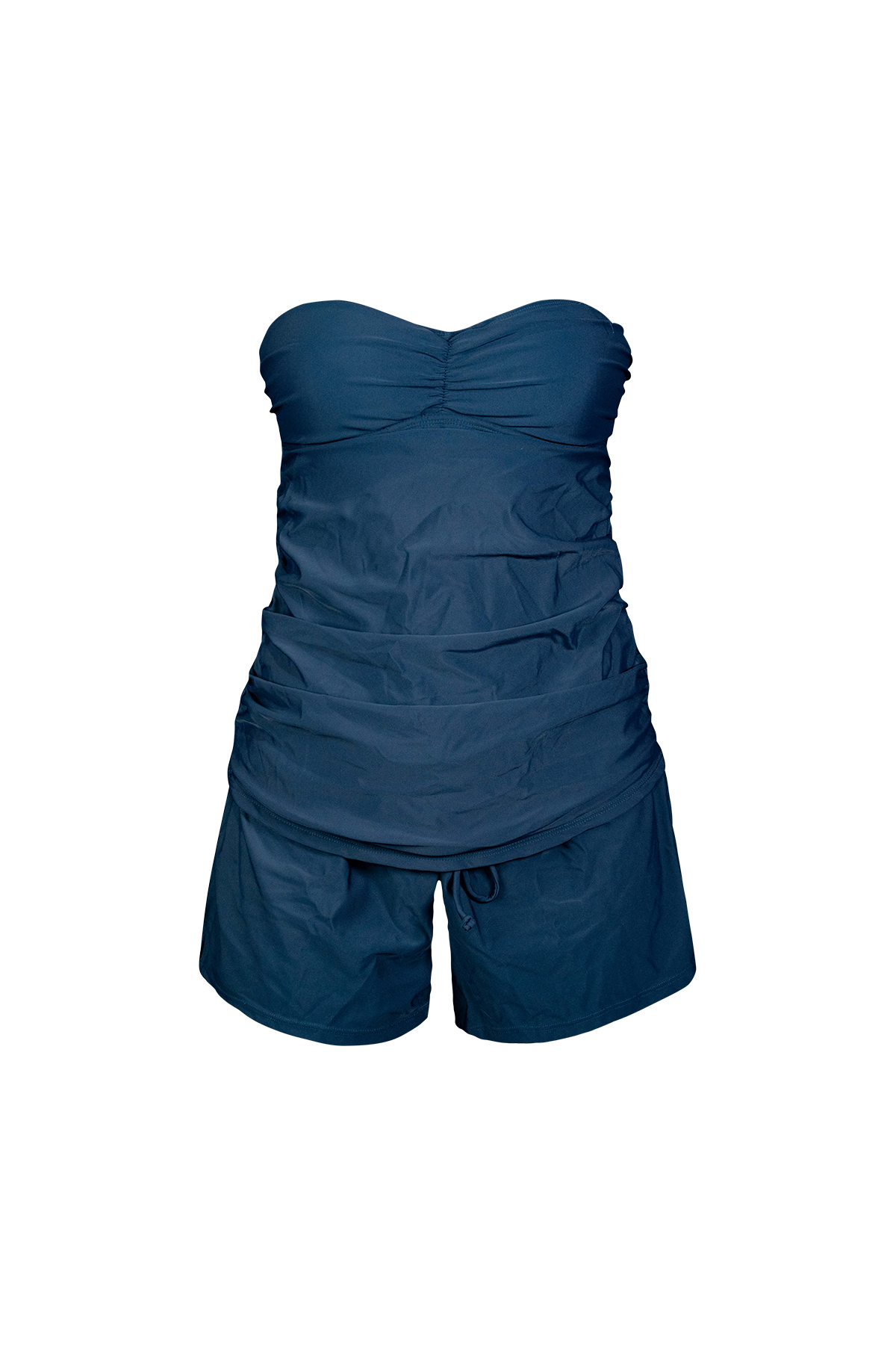 Navy Ruched Tankini