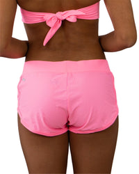 Solid Pink Women´s Shorts Bottom