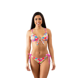 Mimosa Tie Front Triangle Top